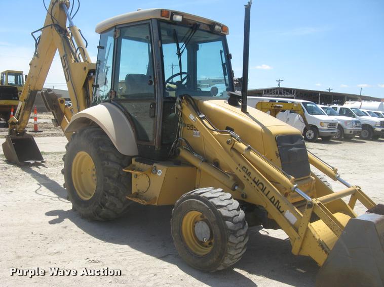 image for item L2371 New Holland 555E backhoe