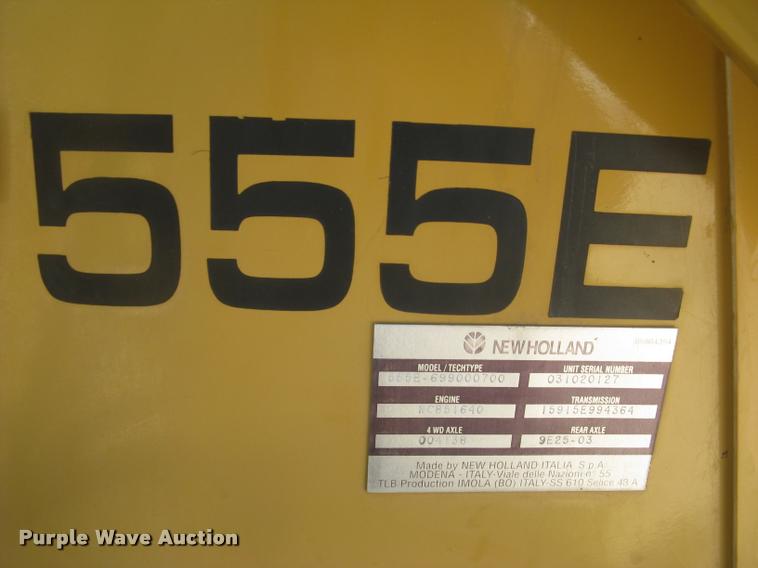 image for item L2371 New Holland 555E backhoe