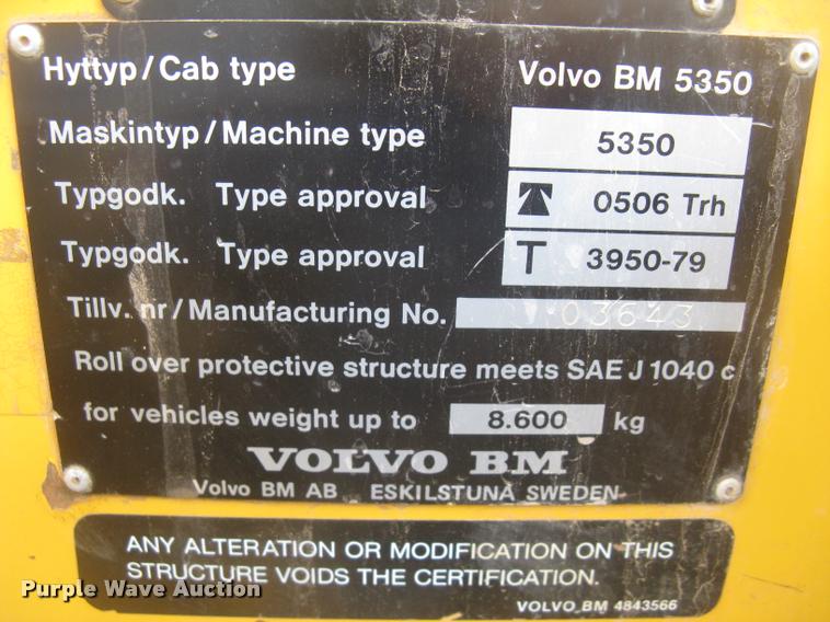 image for item L2372 Volvo BM A25 water truck