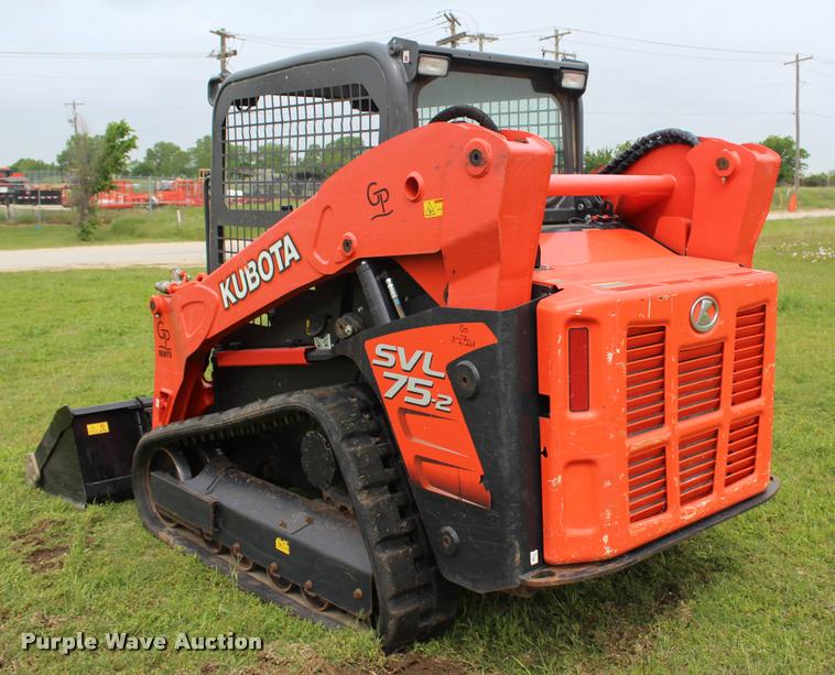 image for item L3120 2015 Kubota SVL75-2 skid steer