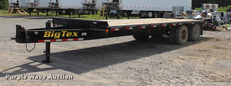 image for item L3124 2002 Big Tex equipment trailer