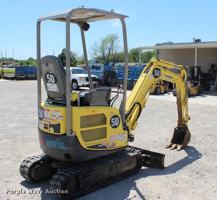 image for item L4990 2011 Yanmar VIO17 compact excavator