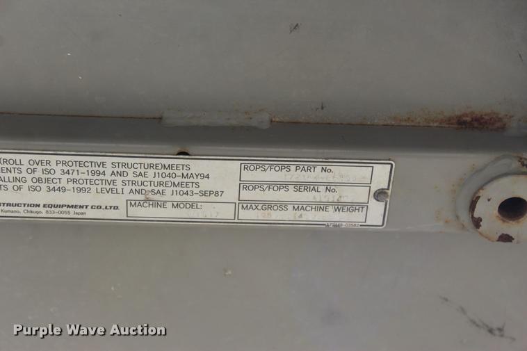 image for item L4990 2011 Yanmar VIO17 compact excavator