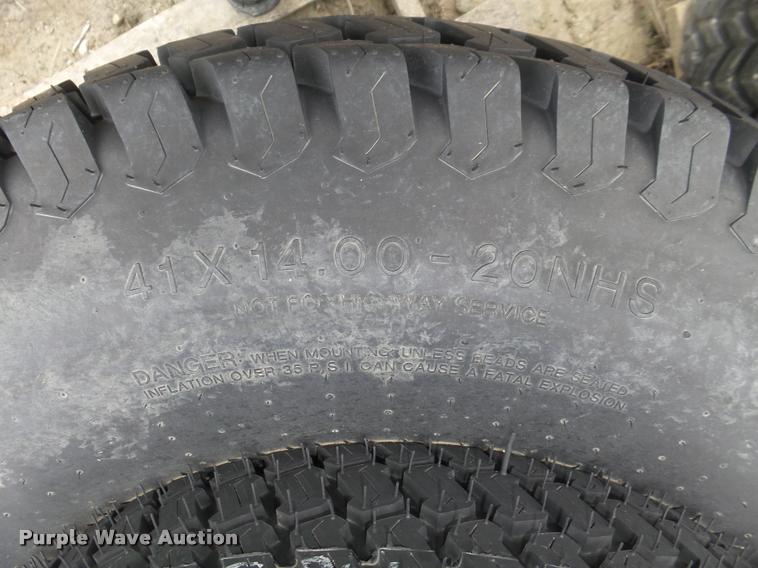 image for item AU9571 (6) Titan turf tires and wheels