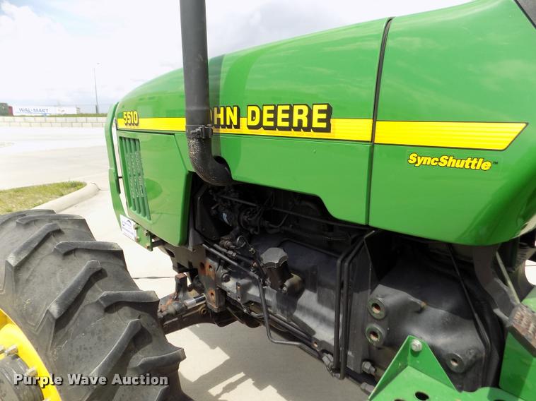 image for item DA0691 1998 John Deere 5510 MFWD tractor