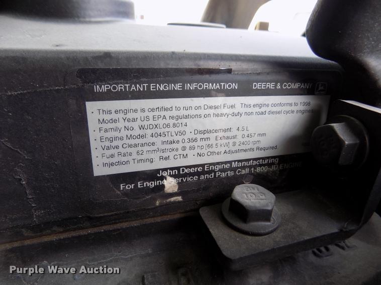 image for item DA0691 1998 John Deere 5510 MFWD tractor