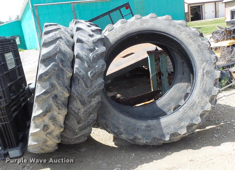 image for item DA3478 (4) Goodyear 380/90R46 tires