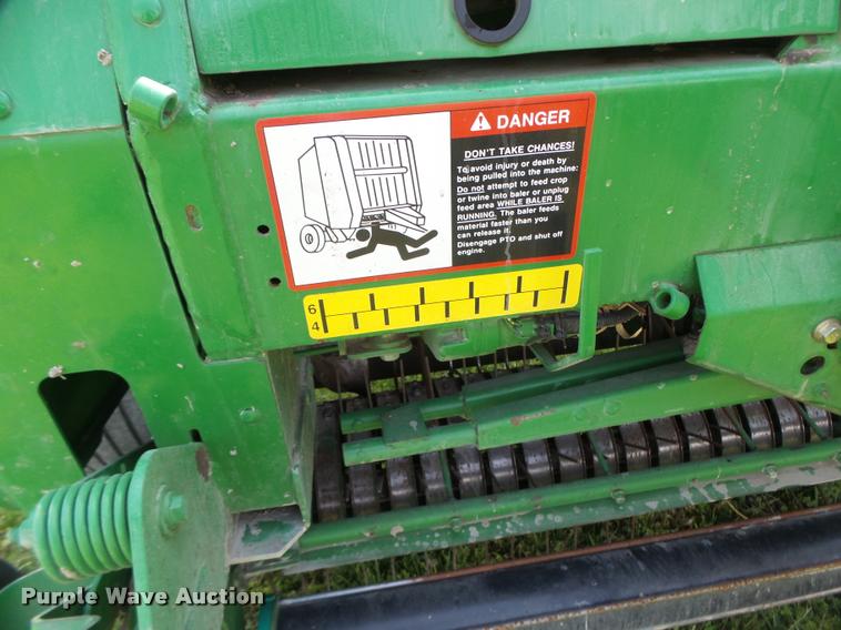 image for item DA3486 2008 John Deere 568 Mega Wide Plus round baler