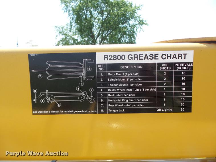 image for item DA3487 2009 Vermeer R2800 rake