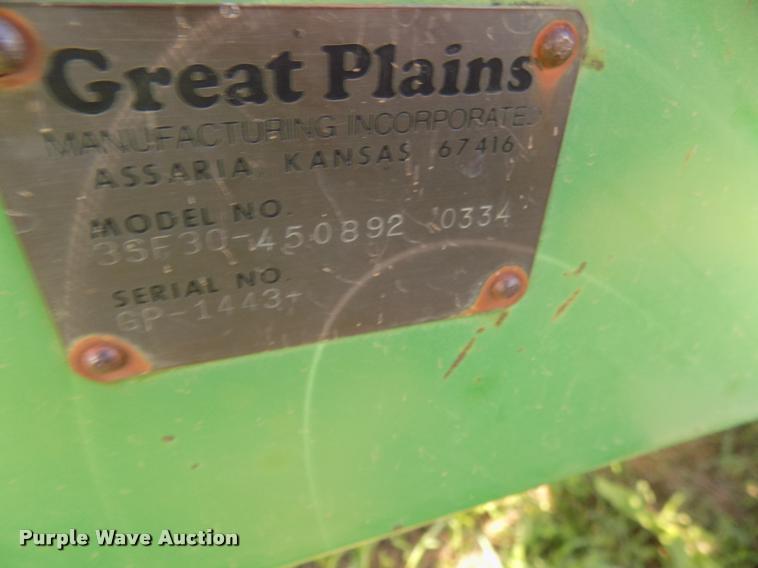 image for item DA6095 Great Plains Solid Stand 30 grain drill