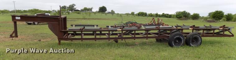 image for item DA6101 Shop built hay trailer