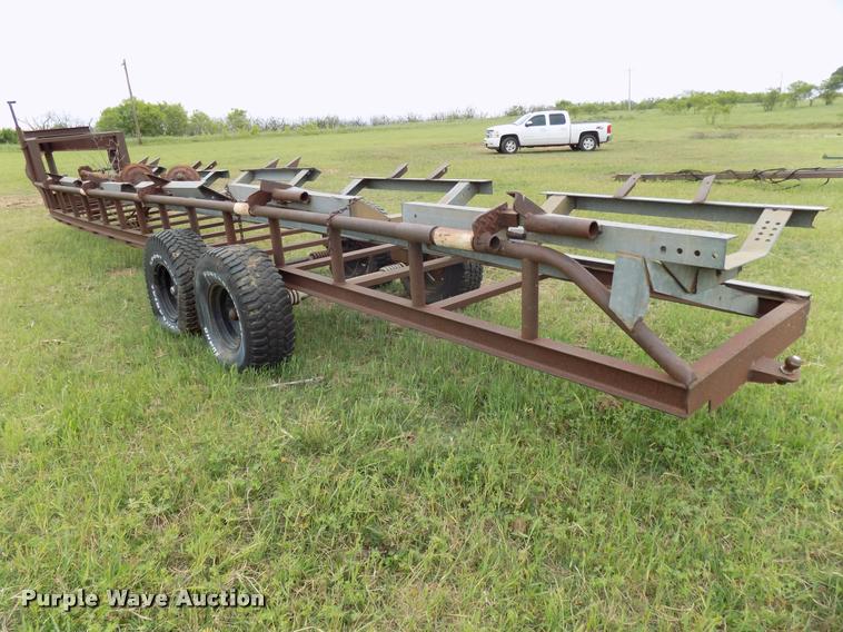 image for item DA6101 Shop built hay trailer