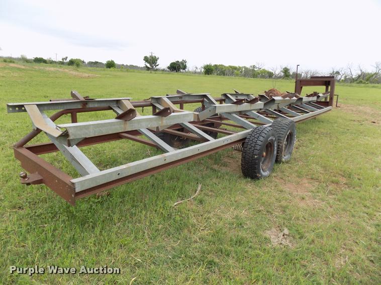 image for item DA6101 Shop built hay trailer