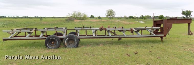 image for item DA6101 Shop built hay trailer