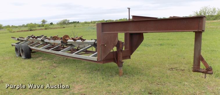 image for item DA6101 Shop built hay trailer