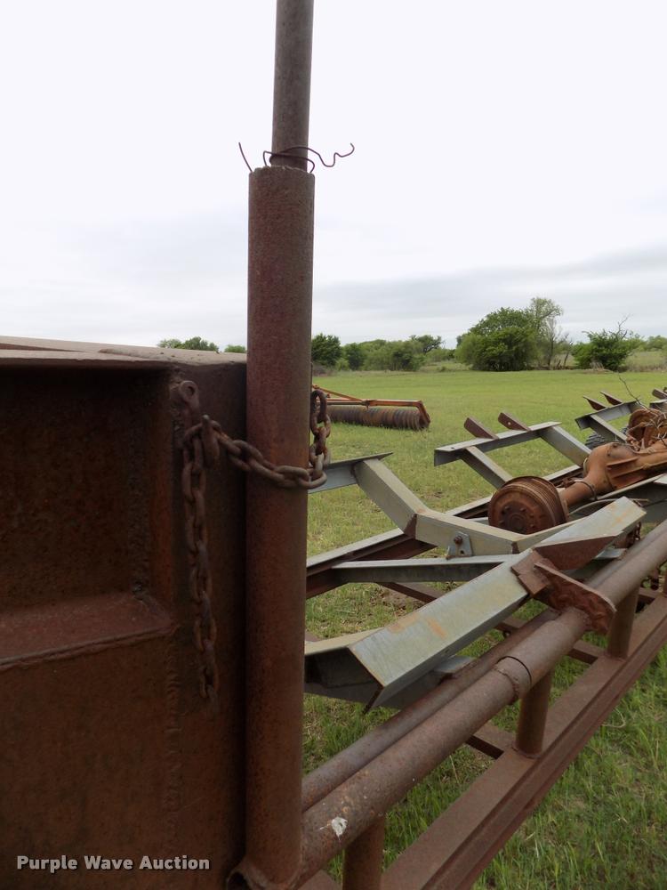 image for item DA6101 Shop built hay trailer