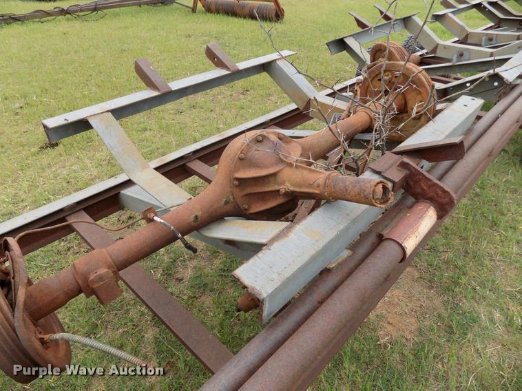 image for item DA6101 Shop built hay trailer