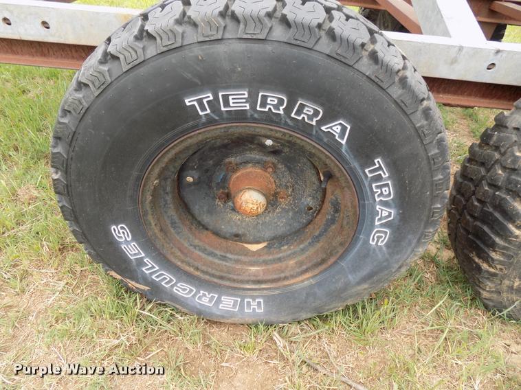 image for item DA6101 Shop built hay trailer