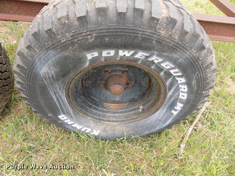image for item DA6101 Shop built hay trailer