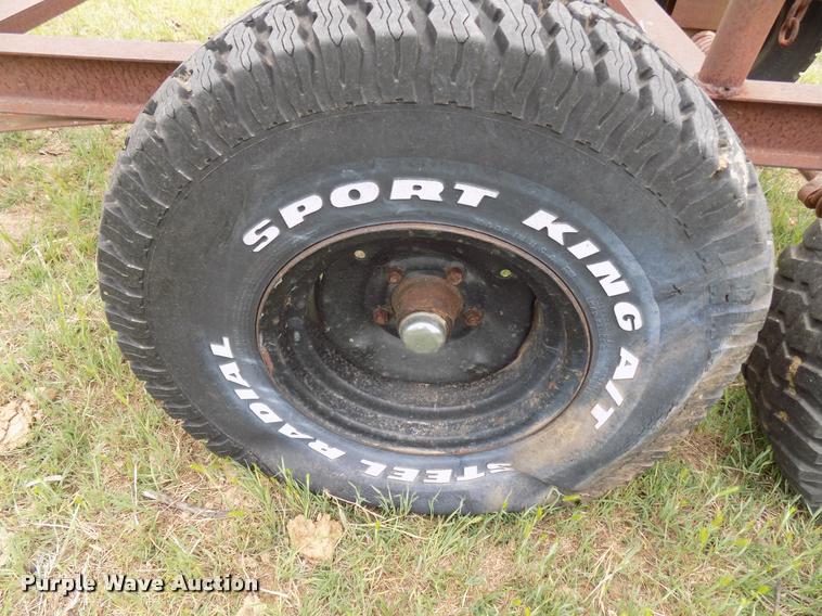 image for item DA6101 Shop built hay trailer