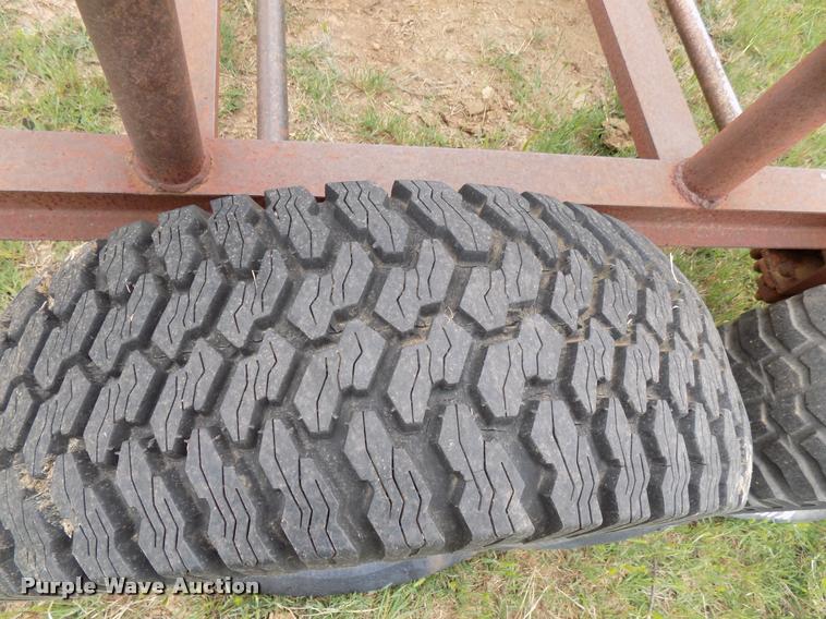 image for item DA6101 Shop built hay trailer