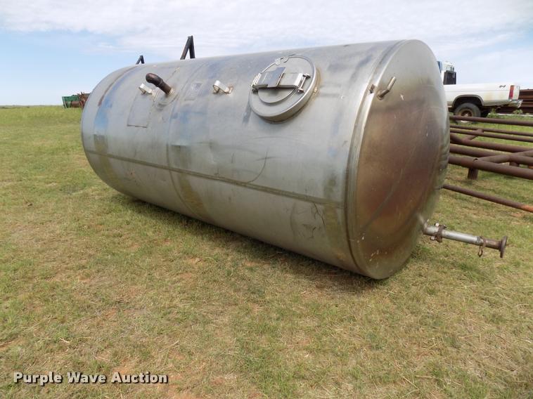 image for item DA6104 1984 Progress Industries stainless steel tank