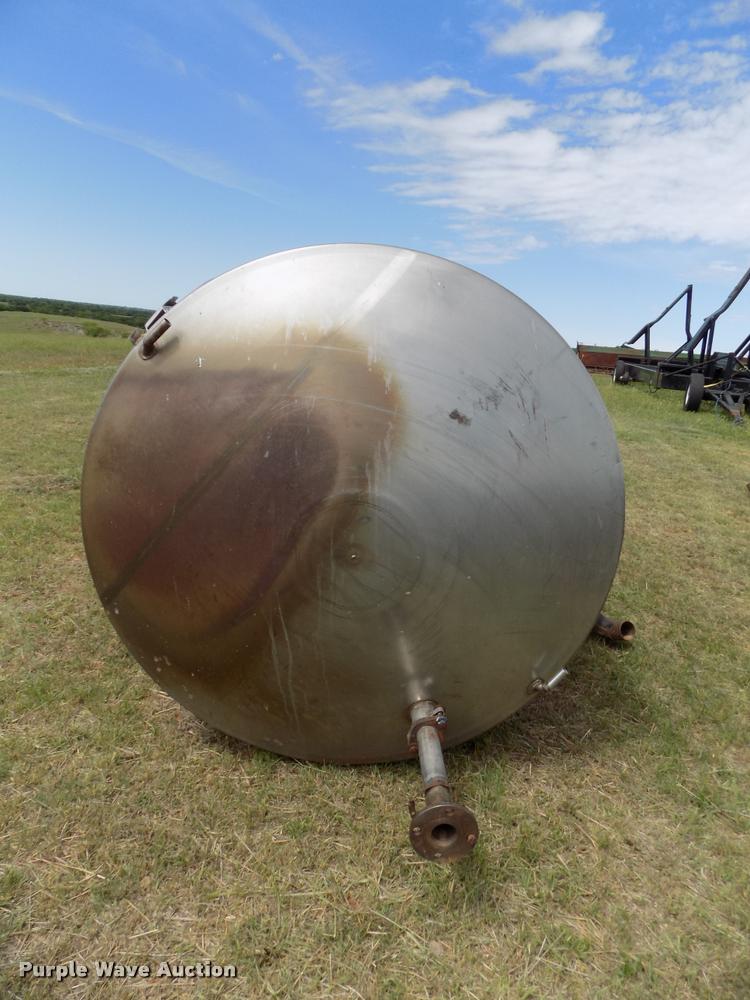 image for item DA6104 1984 Progress Industries stainless steel tank