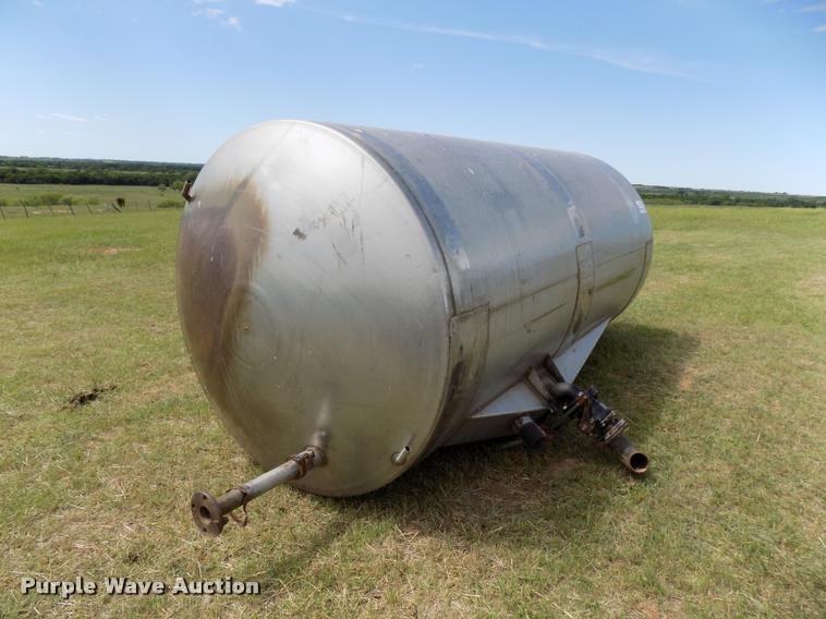 image for item DA6104 1984 Progress Industries stainless steel tank