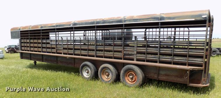 image for item DA6109 Shop built livestock trailer