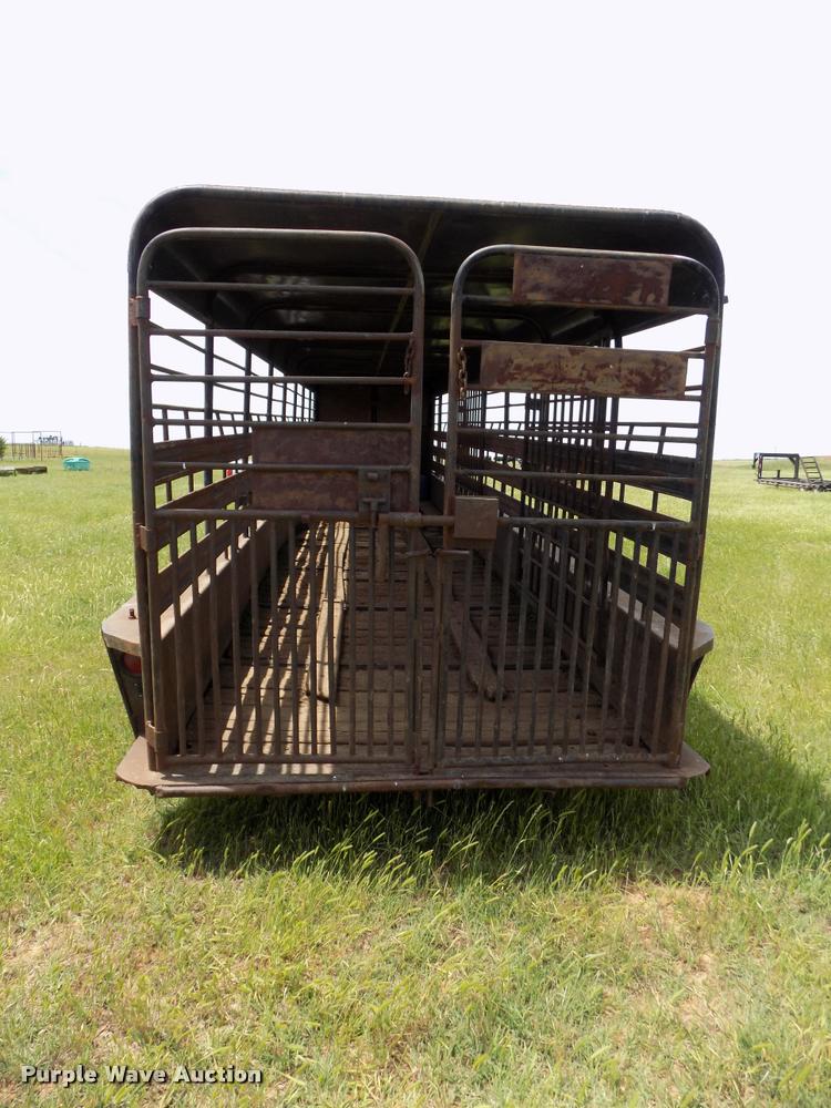 image for item DA6109 Shop built livestock trailer