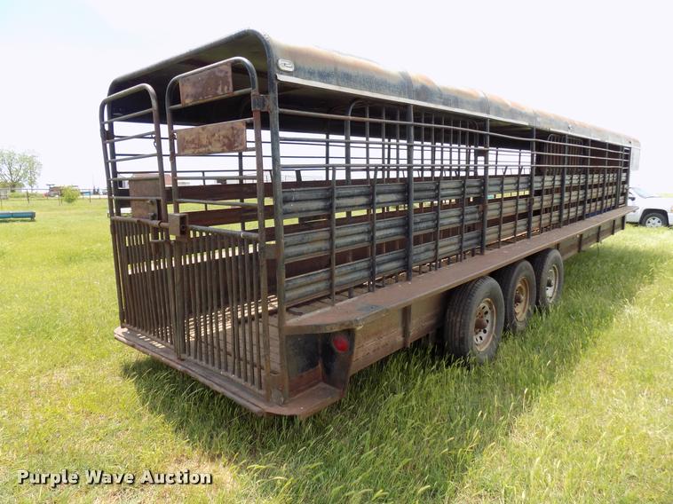 image for item DA6109 Shop built livestock trailer