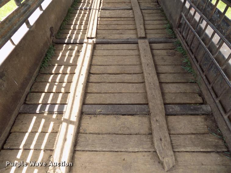 image for item DA6109 Shop built livestock trailer