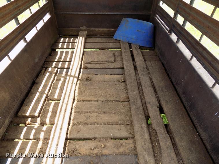 image for item DA6109 Shop built livestock trailer