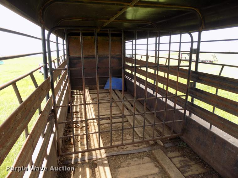 image for item DA6109 Shop built livestock trailer