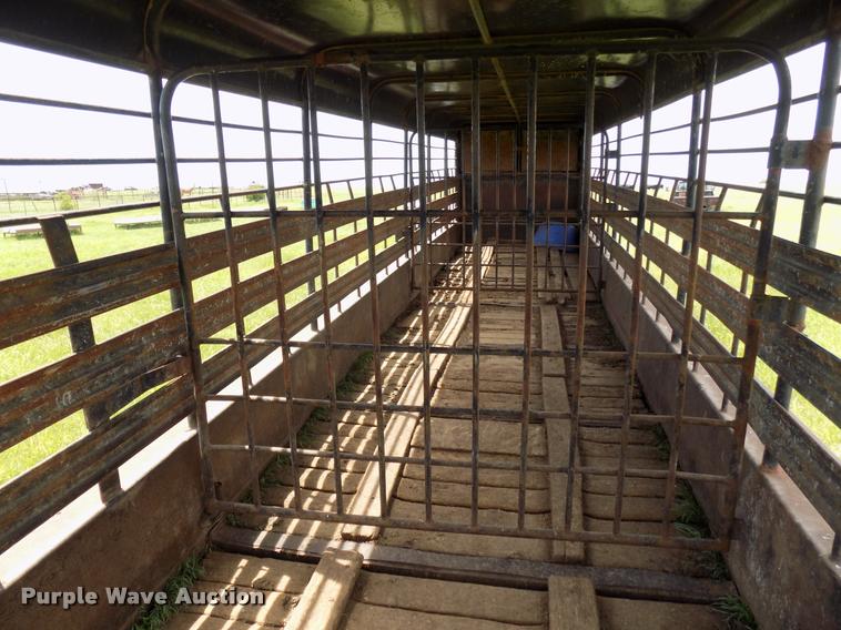 image for item DA6109 Shop built livestock trailer