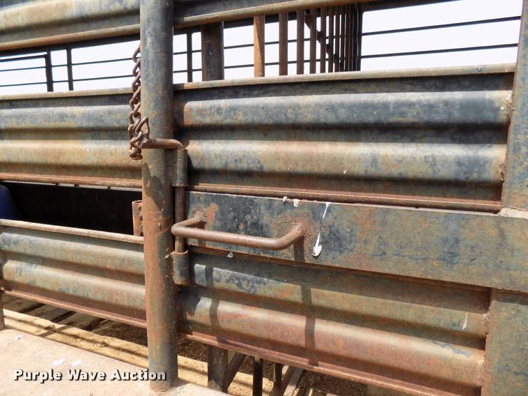 image for item DA6109 Shop built livestock trailer