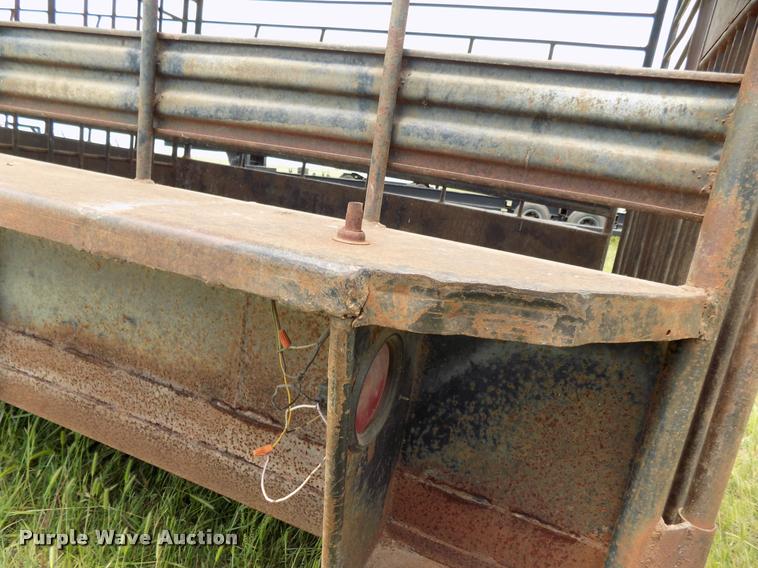 image for item DA6109 Shop built livestock trailer