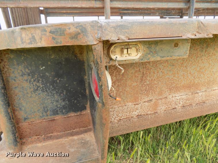 image for item DA6109 Shop built livestock trailer