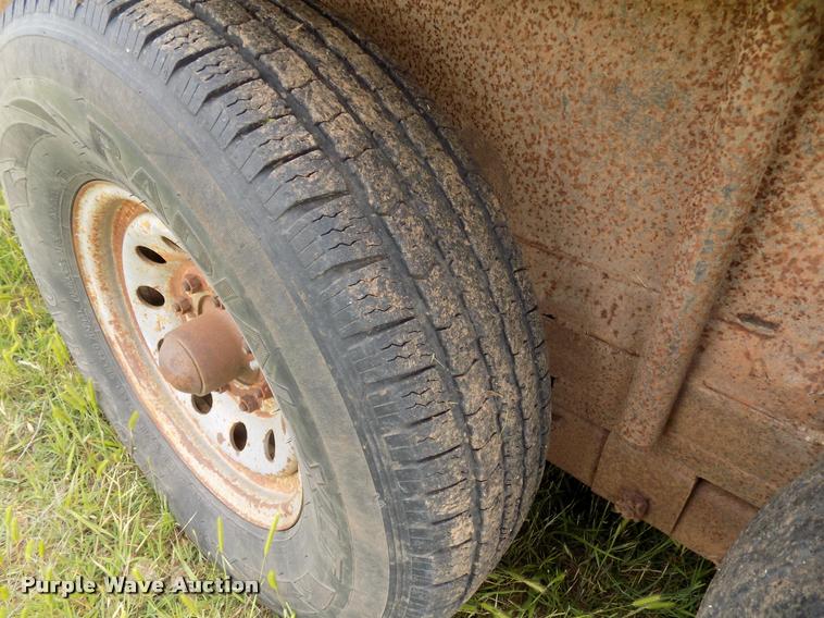 image for item DA6109 Shop built livestock trailer