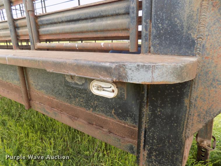 image for item DA6109 Shop built livestock trailer