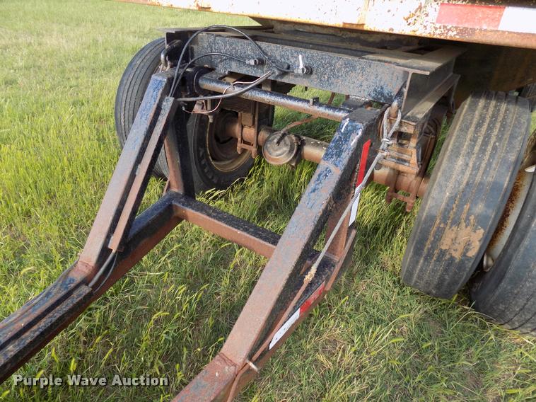 image for item DB2280 1965 Utility single hopper grain trailer