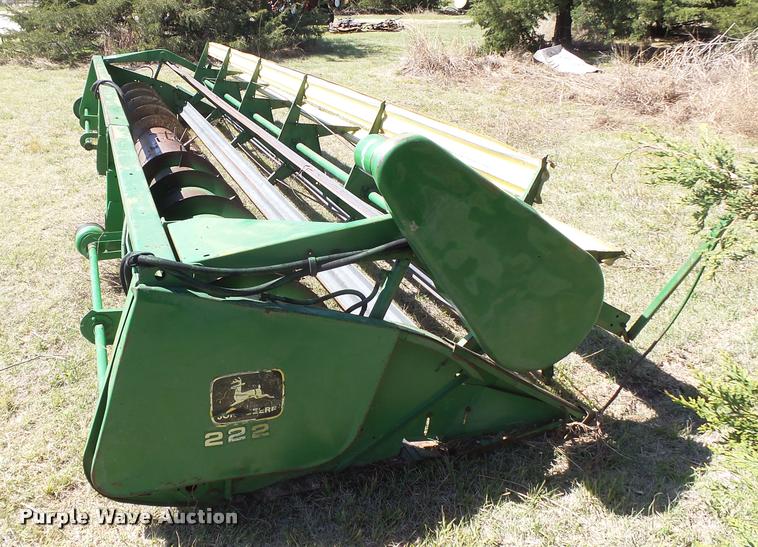 image for item DB2552 John Deere 222 rigid head