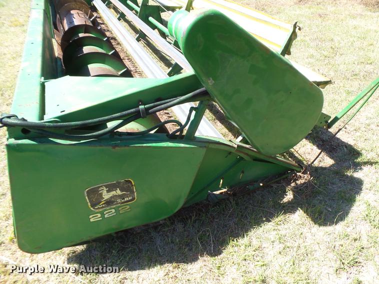 image for item DB2552 John Deere 222 rigid head
