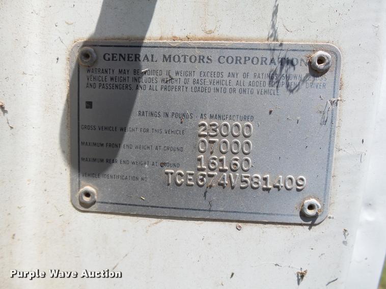 image for item DB4000 1974 GMC C6500 grain truck