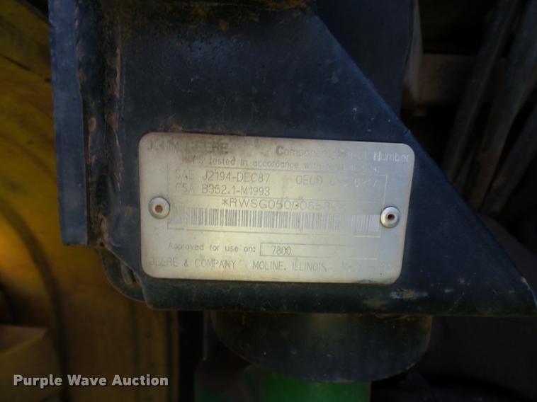 image for item DB4006 1993 John Deere 7800 tractor