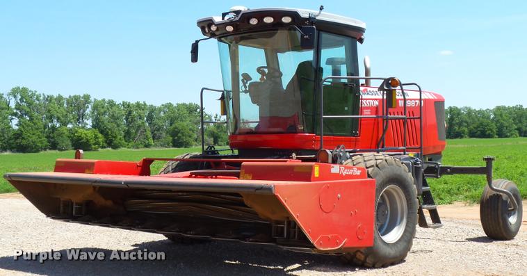 image for item DB4029 2015 Massey-Ferguson WR9870 self-propelled windrower