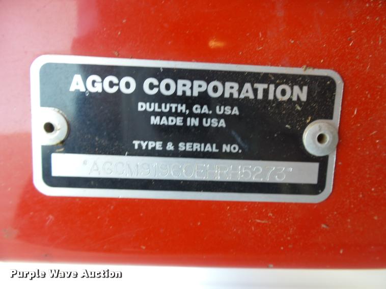 image for item DB4029 2015 Massey-Ferguson WR9870 self-propelled windrower