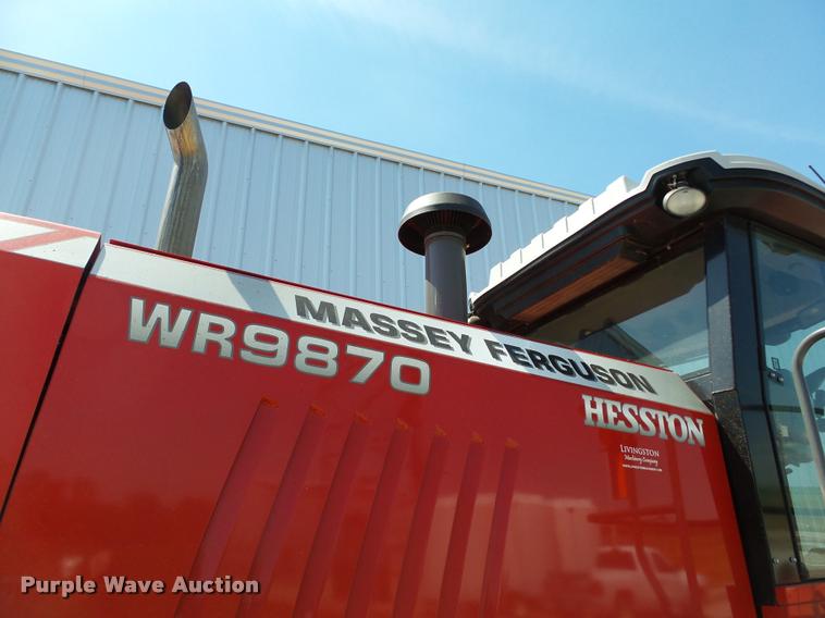 image for item DB4029 2015 Massey-Ferguson WR9870 self-propelled windrower