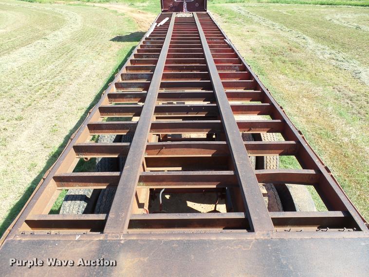 image for item DB4031 1974 Fruehauf/Hobbs FBEP42 flatbed trailer