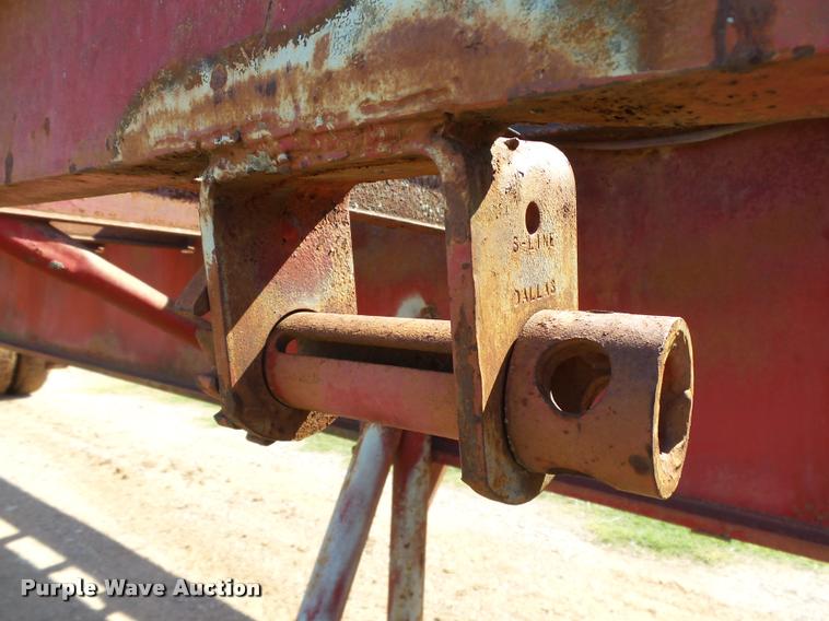 image for item DB4031 1974 Fruehauf/Hobbs FBEP42 flatbed trailer